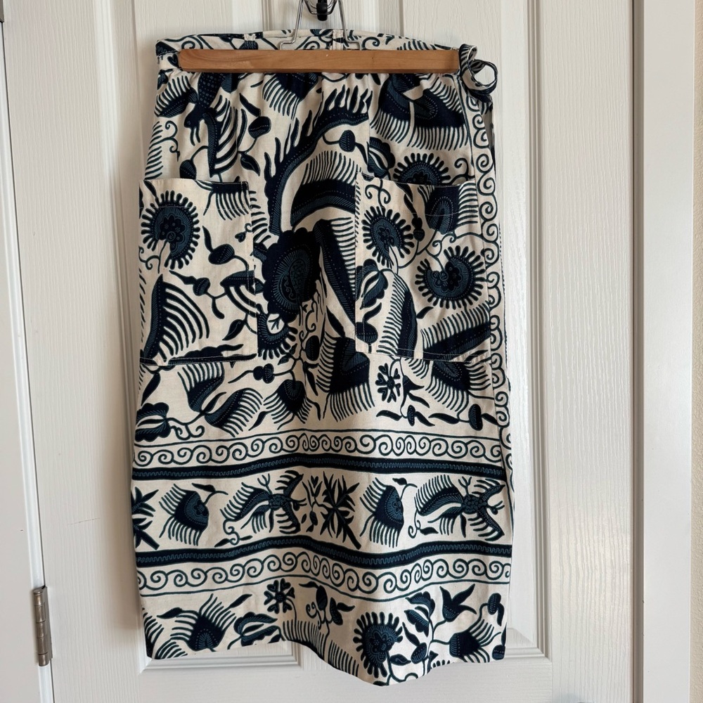 Vintage Campus Casuals of California Skirt | Otomi-Inspired Print | 100% Cotton